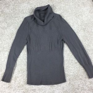 Apostrophe fine knit sweater Gray large